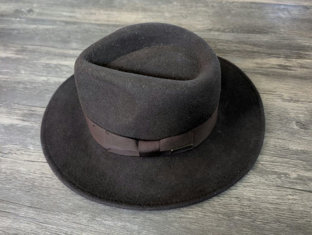 Indiana Jones 2008 Lucas Films Brown Wool Fedora Hat Costume Accessory